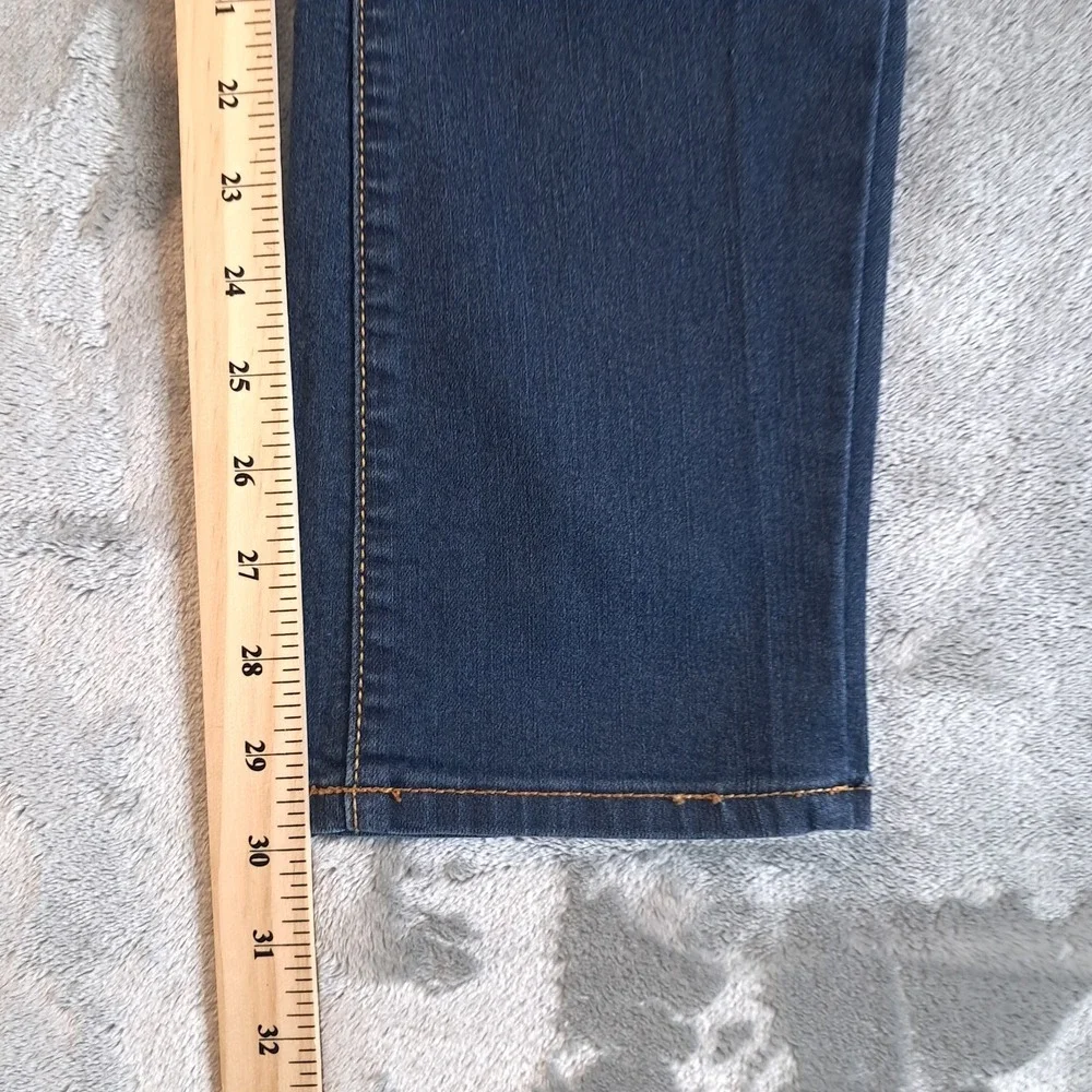 Lucky Brand Jeans‎ Womens 8/29 Ankle Sofia Boot Medium Wash Denim Cotton Spandex